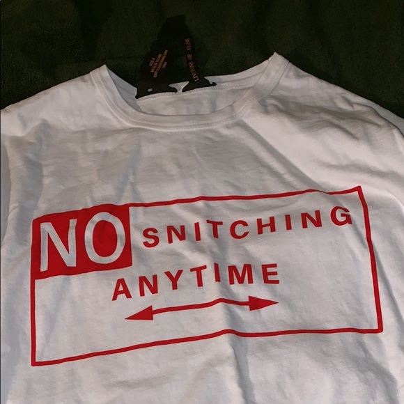 Vlone No Snitching Tee Exclusive